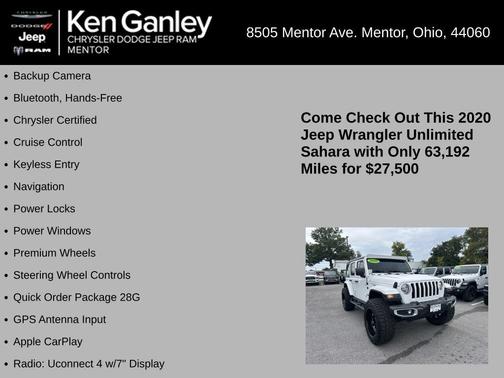 2020 Jeep Wrangler Unlimited Sahara
