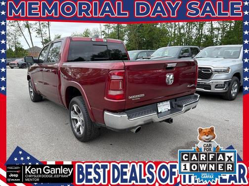 Delmonico Red Pearlcoat 2019 RAM 1500 Laramie