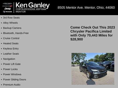 2023 Chrysler Pacifica Limited