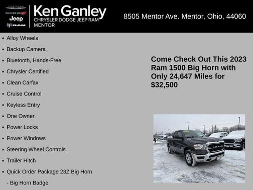 2023 RAM 1500 Big Horn