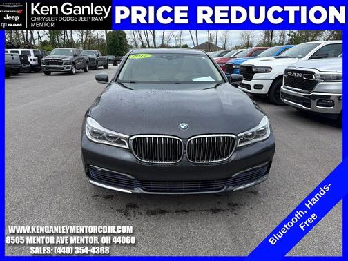 Dark Graphite 2017 BMW 750 i xDrive