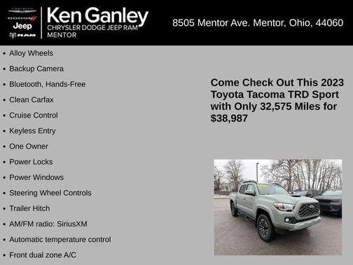 2023 Toyota Tacoma TRD Sport