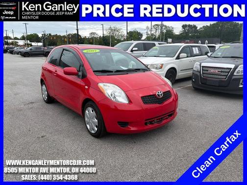 Red 2007 Toyota Yaris Base