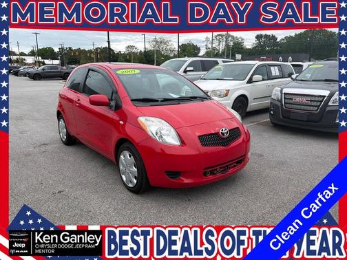 Red 2007 Toyota Yaris Base
