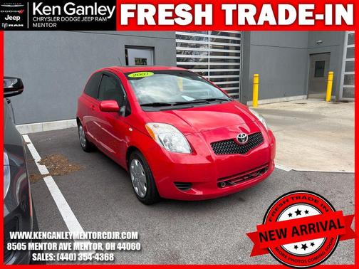 Red 2007 Toyota Yaris Base
