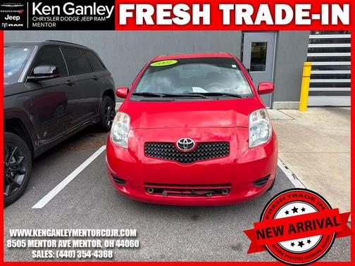 Red 2007 Toyota Yaris Base