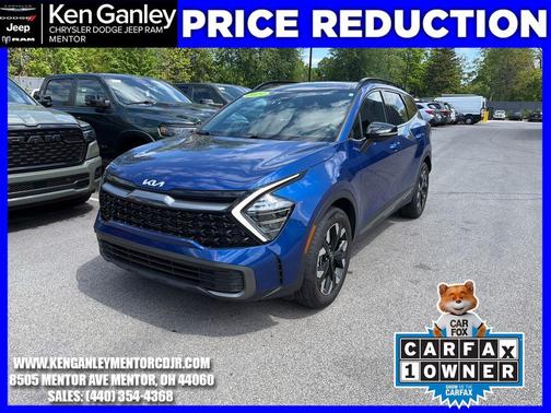 Sapphire Blue 2024 Kia Sportage X-Line