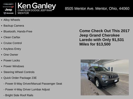 2017 Jeep Grand Cherokee Laredo