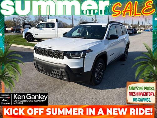 Bright White Clearcoat 2026 Jeep Cherokee LAREDO/LIMITED