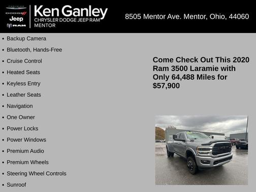 2020 RAM 3500 Laramie