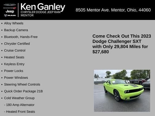2023 Dodge Challenger SXT