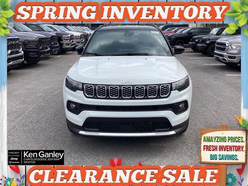 Bright White Clearcoat 2026 Jeep Compass Limited