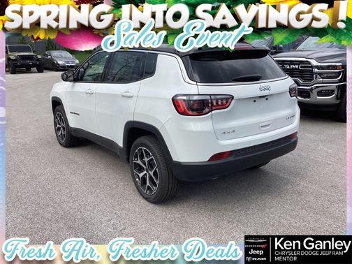 Bright White Clearcoat 2026 Jeep Compass Limited