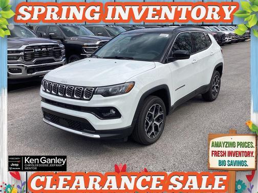Bright White Clearcoat 2026 Jeep Compass Limited