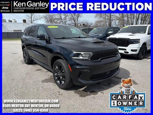 DB Black Crystal Clearcoat 2022 Dodge Durango GT