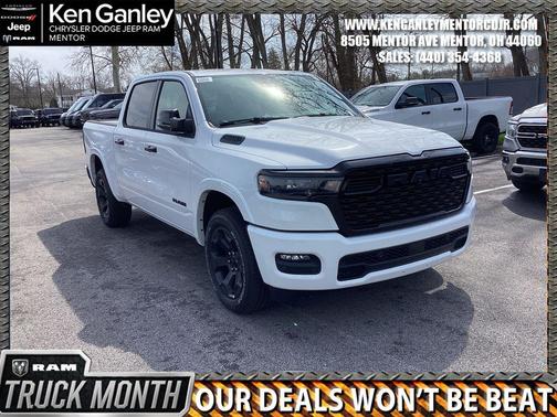 Bright White Clearcoat 2026 RAM 1500 Big Horn/Lone Star
