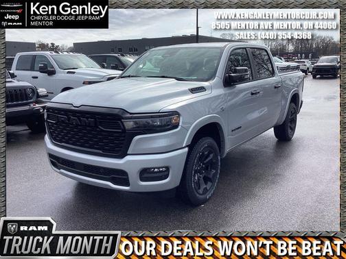 Silver Zynith 2026 RAM 1500 Big Horn/Lone Star