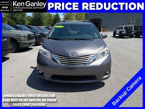 Gray 2017 Toyota Sienna XLE