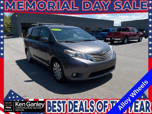 Gray 2017 Toyota Sienna