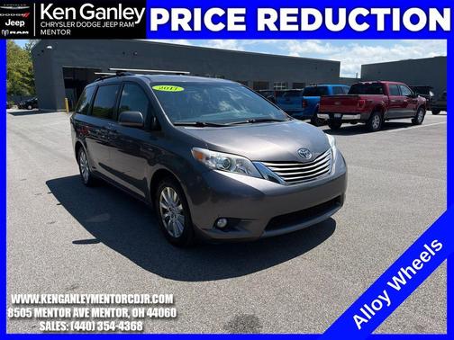 Gray 2017 Toyota Sienna XLE