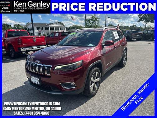 Velvet Red Pearlcoat 2020 Jeep Cherokee Limited