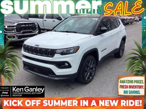 Bright White Clearcoat 2026 Jeep Compass Limited
