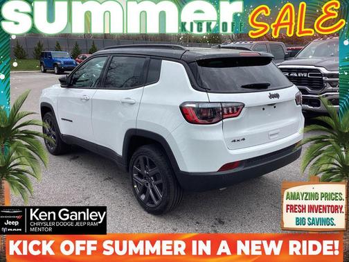 Bright White Clearcoat 2026 Jeep Compass Limited