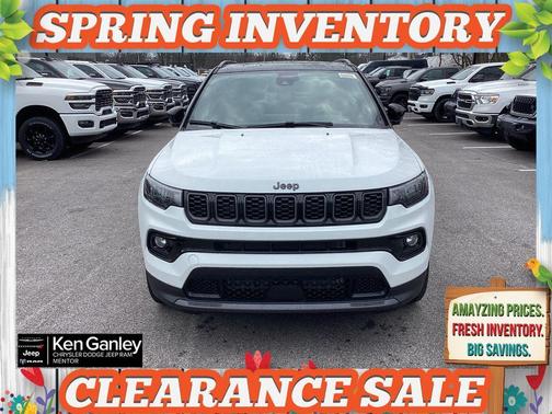 Bright White Clearcoat 2026 Jeep Compass Limited