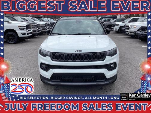 Bright White Clearcoat 2026 Jeep Compass Limited