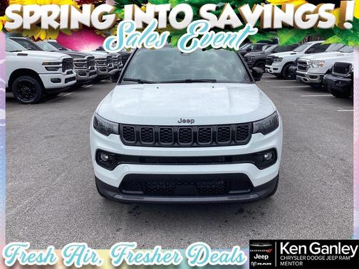 Bright White Clearcoat 2026 Jeep Compass Limited