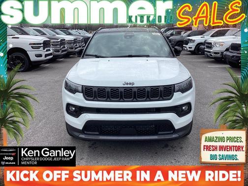 Bright White Clearcoat 2026 Jeep Compass Limited