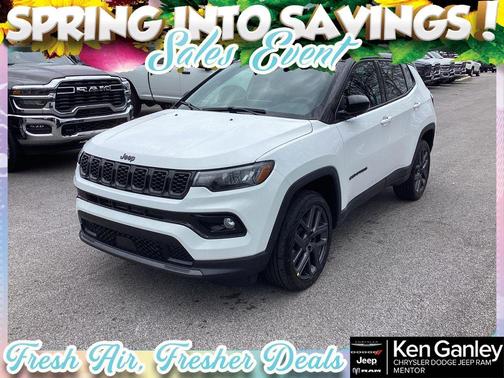 Bright White Clearcoat 2026 Jeep Compass Limited