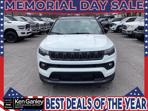Bright White Clearcoat 2026 Jeep Compass Limited