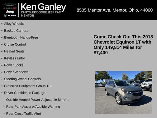 2018 Chevrolet Equinox 1LT