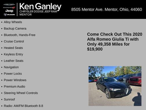 2020 Alfa Romeo Giulia Ti
