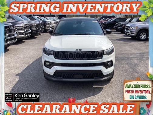 Bright White Clearcoat 2026 Jeep Compass Limited