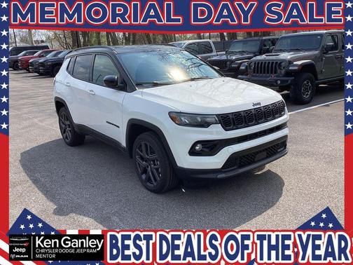 Bright White Clearcoat 2026 Jeep Compass Limited