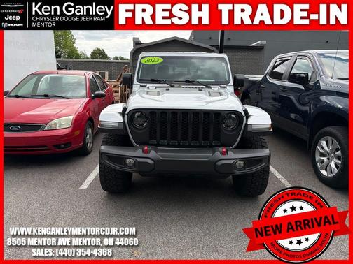 Silver Zynith Clearcoat 2023 Jeep Gladiator Rubicon