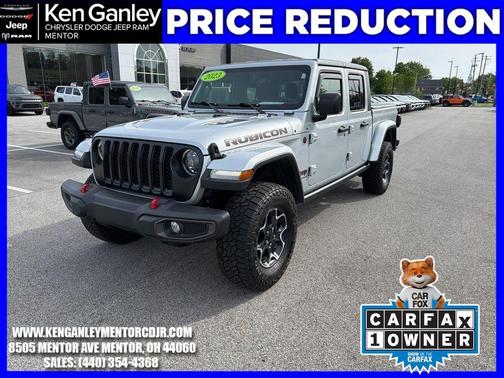 Silver Zynith Clearcoat 2023 Jeep Gladiator Rubicon