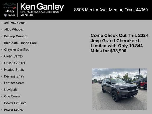 2024 Jeep Grand Cherokee L Limited