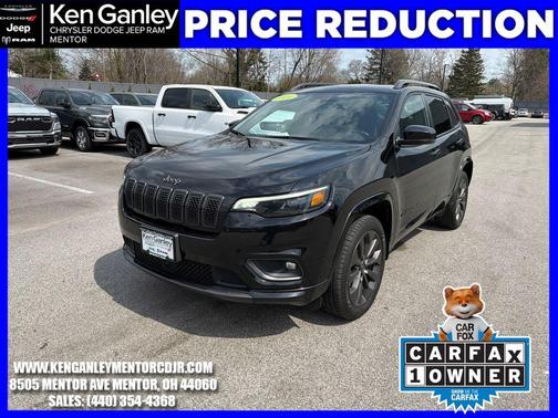 Diamond Black 2021 Jeep Cherokee Limited