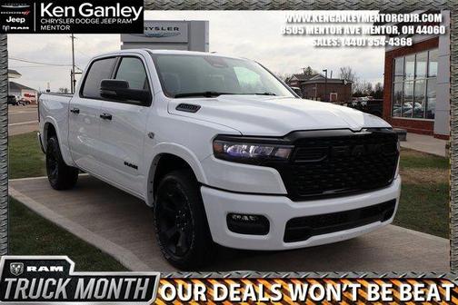 Bright White Clearcoat 2026 RAM 1500 Big Horn/Lone Star