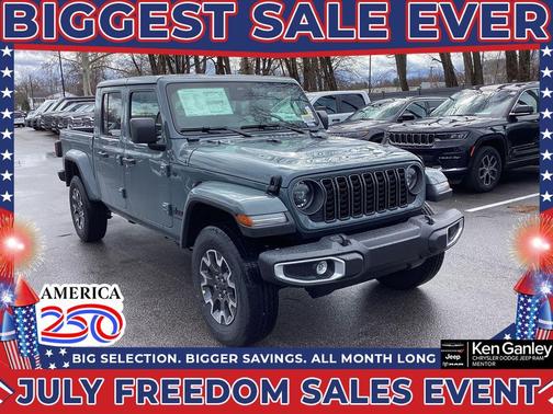 Anvil Clearcoat 2026 Jeep Gladiator Sport