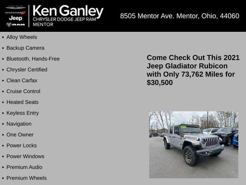 2021 Jeep Gladiator Rubicon