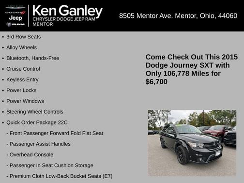 2015 Dodge Journey SXT