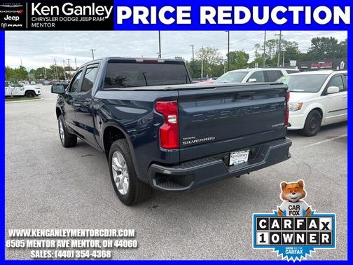 Northsky Blue Metallic 2020 Chevrolet Silverado 1500 Custom