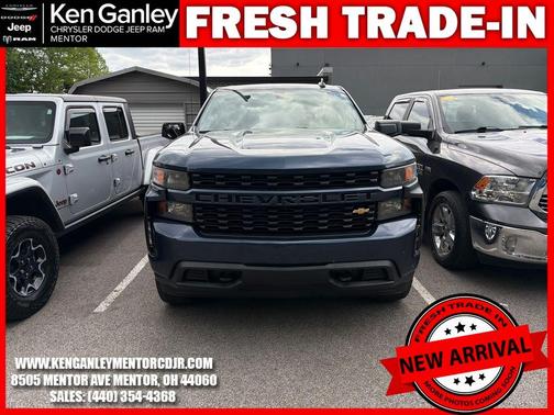 Northsky Blue Metallic 2020 Chevrolet Silverado 1500 Custom