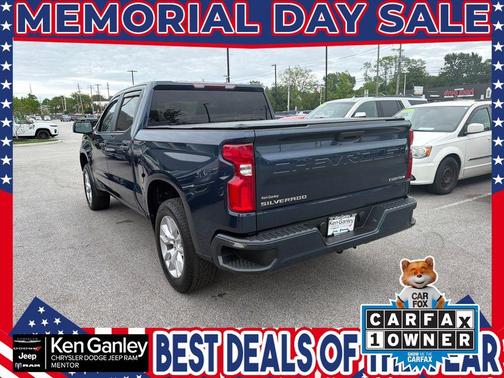 Northsky Blue Metallic 2020 Chevrolet Silverado 1500 Custom