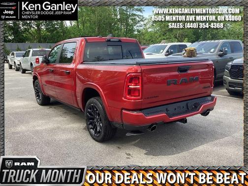 Molten Red Pearlcoat 2026 RAM 1500 Limited