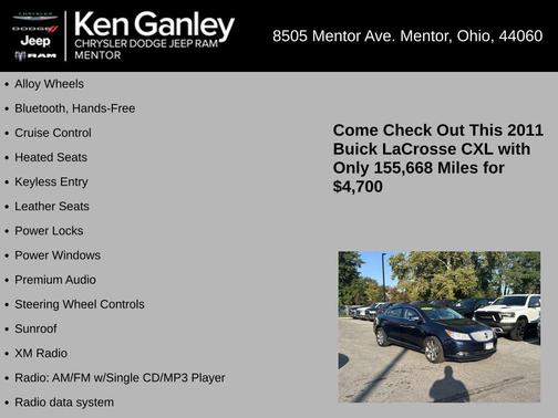 2011 Buick LaCrosse CXL